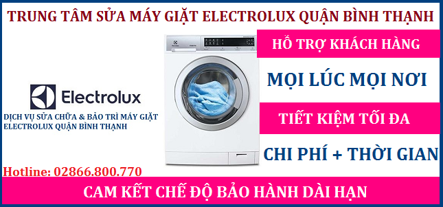 Dịch vụ sửa máy giặt Electrolux quận Bình Thạnh