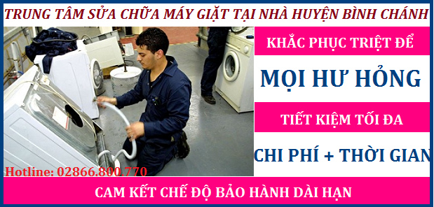 Dịch vụ sửa máy giặt huyện Bình Chánh