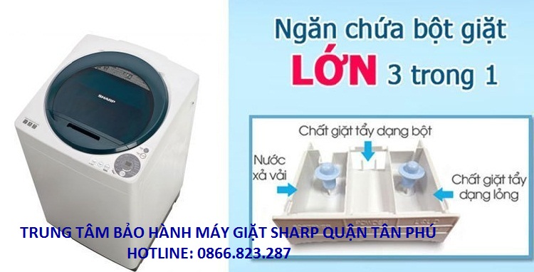 Trung tâm bảo hành máy giặt Sharp quận Tân Phú