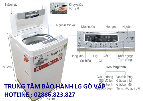 Trung tâm sửa máy giặt Lg quận Gò Vấp