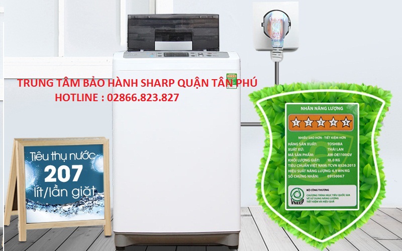 Trung tâm sửa máy giặt Sharp quận Tân Phú